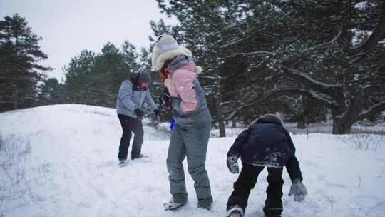 雪，冬季，假期，旅行