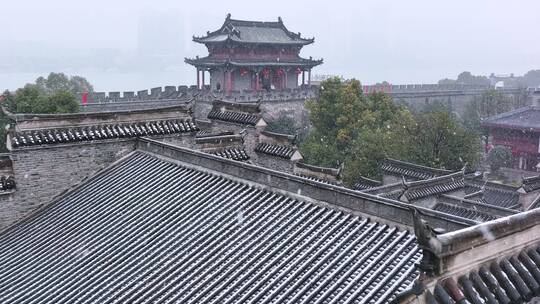 襄阳雪景