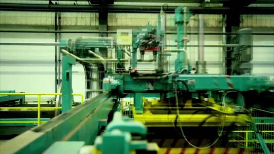 工厂工业工人生成商务机械实拍视频