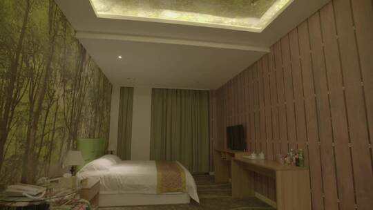 宾馆酒店房间环境LOG视频素材
