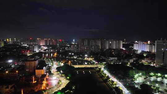 广西玉林南流江夜景