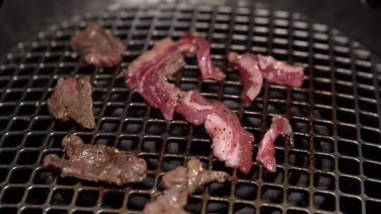 日式烧肉东北烤肉视频素材模板下载
