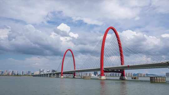 杭州之江大桥延时摄影