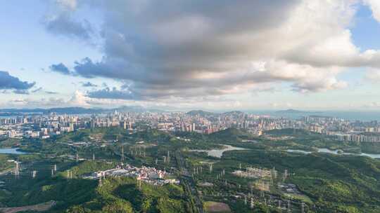 深圳城市风光航拍延时