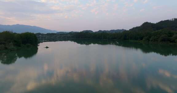 浙江丽水松阳松阴溪景区航拍