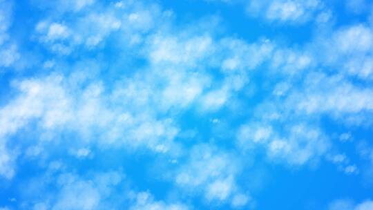 蓝天白云流动视频-循环
