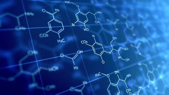 分子结构视频素材模板下载