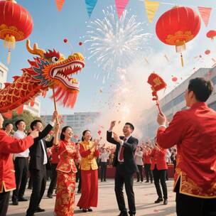 中国风打击乐欢快开场 片头片尾喜庆logo2