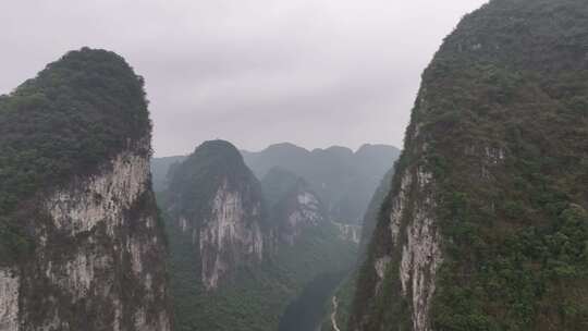 河池小三峡航拍风光