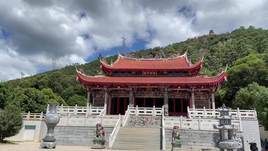 囊山寺风景4K实拍视频