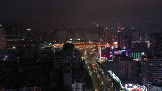 航拍珠海夜景