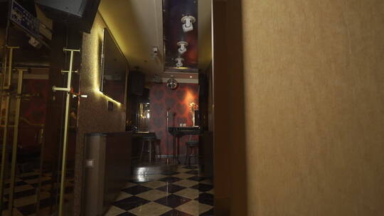 高档歌厅音乐餐厅歌厅包间视频素材模板下载