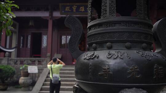 杭州飞来峰韬光寺风景