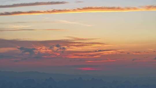 朝霞晚霞夕阳火烧云唯美夕阳