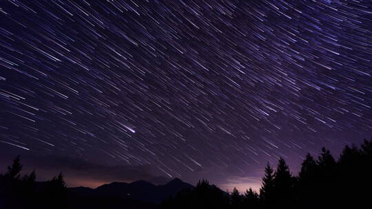 流星雨视频素材模板下载