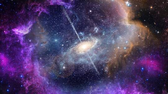 银河系的高清拍摄
