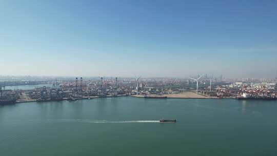 天津港，集装箱，码头