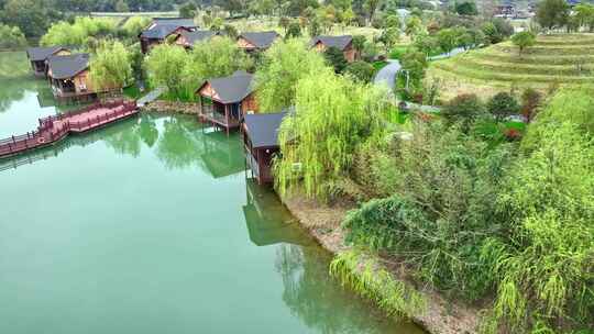 宜春城市地标航拍素材