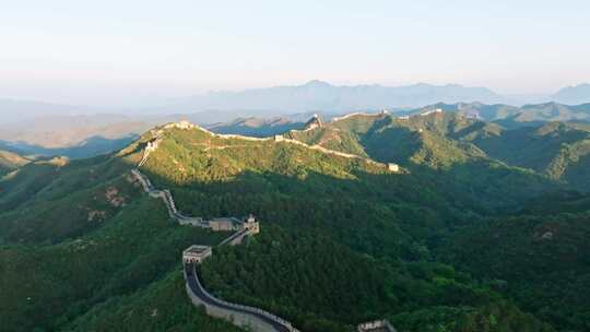 中国万里长城日出