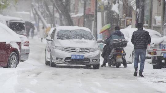 城市大雪