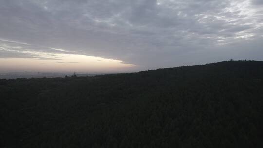 龙门石窟夜景航拍香山寺洛阳景点文化