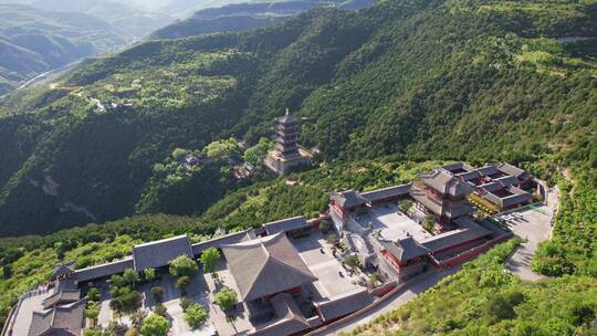 太原太山龙泉寺航拍