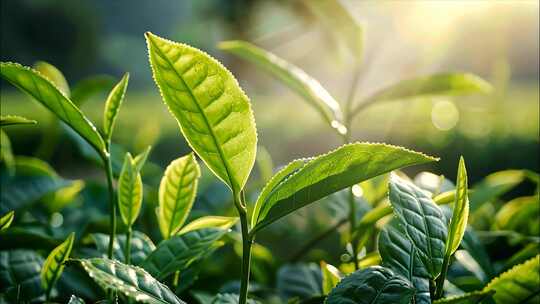 茶山茶场茶农采茶采茶过程茶叶种植茶叶生产