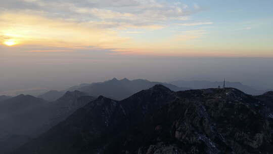 泰安泰山山顶风景