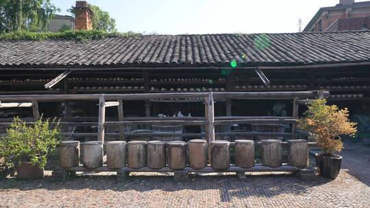 景德镇传统陶瓷作坊工厂视频素材模板下载