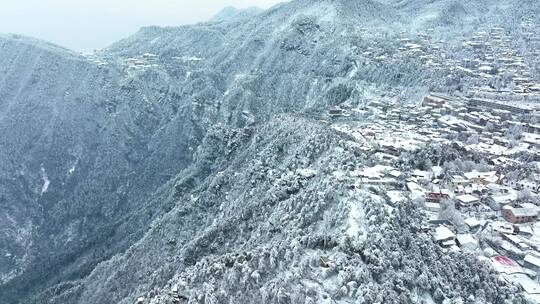 江西九江庐山风景区冬季雪景风光