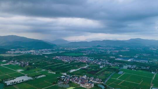 大径山乡村国家公园航拍延时风景