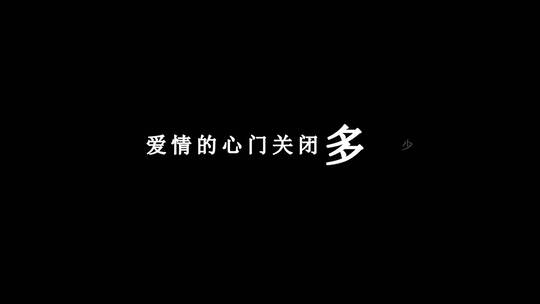 任妙音-见你一面歌词视频素材