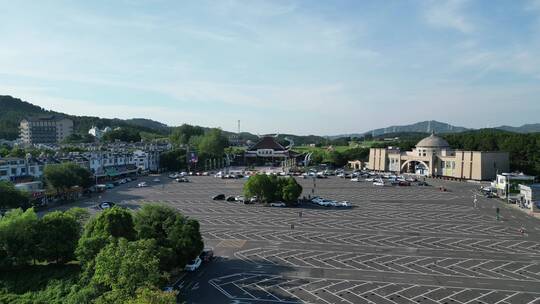 湖北武汉木兰草原5A景区航拍