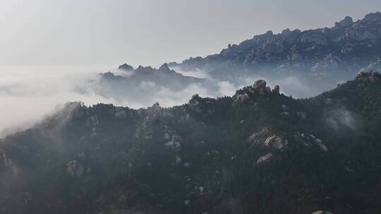 青岛崂山云雾视频素材模板下载