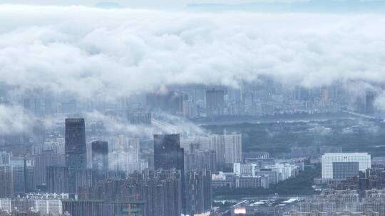 云层下的城市大气企业宣传片