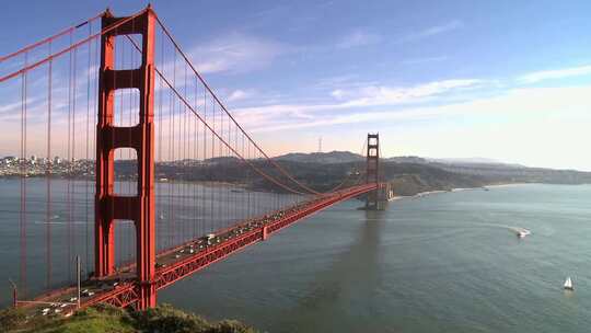 旧金山金门大桥延时摄影