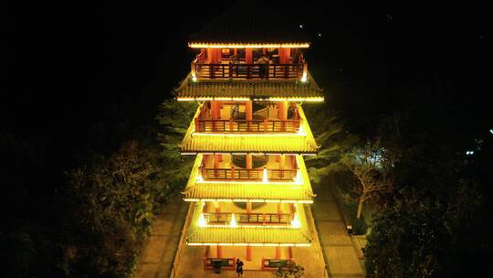 三亚临春岭城市夜景