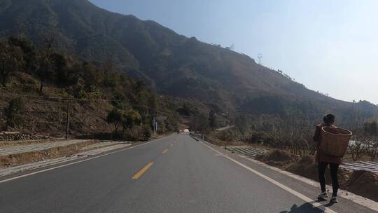 四川群山自然风光山区