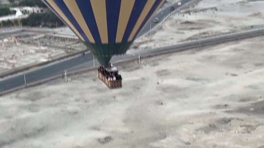 埃及 卢克索 热气球 唯美 日出 田野视频素材模板下载