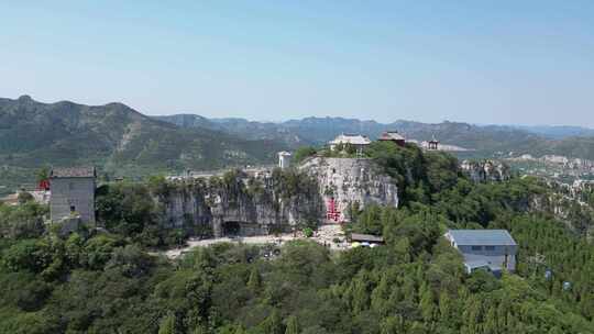 潍坊青州云门山风景区航拍