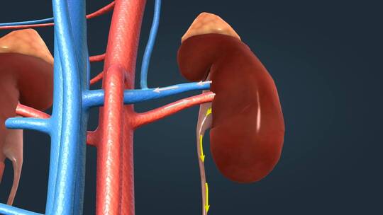 医学人体肾脏肾过滤视频素材模板下载