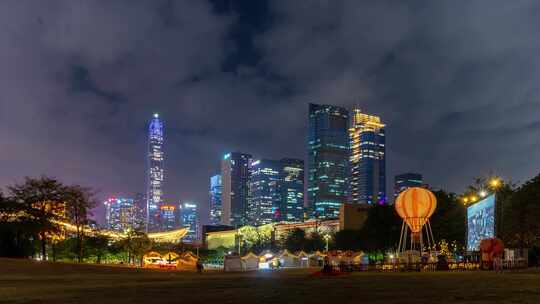 露营地夜景