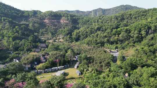 航拍广东中山孙中山故里旅游区