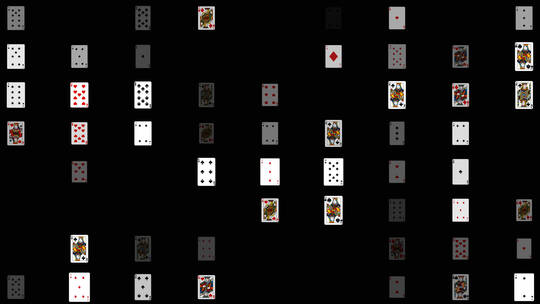 扑克牌动画墙背景视频素材模板下载