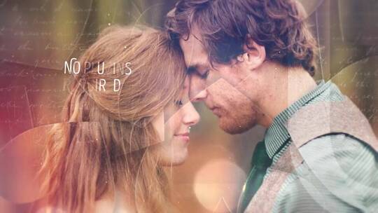 唯美浪漫的回忆婚礼相册展示开场AE模板