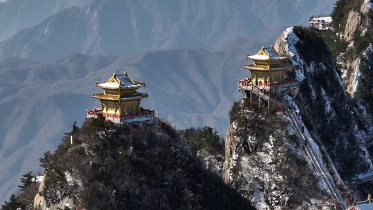 航拍河南洛阳老君山风景区宣传片