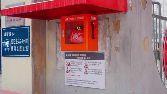 社区AED自动体外除颤器室外