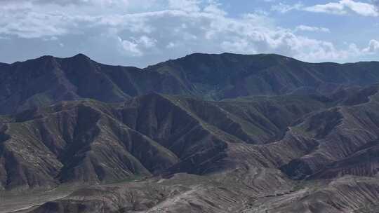 青海山丘航拍