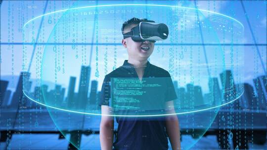 VR虚拟现实科技宣传视频素材