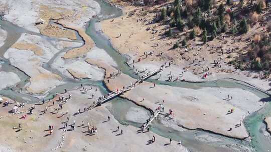 秋天四川阿坝理小路大二普营地航拍合集